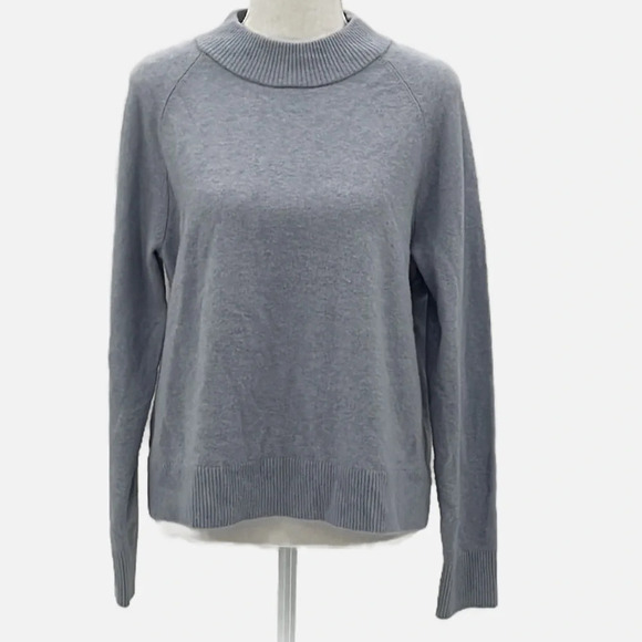 Athleta Hawthorn Merino Wool Blend Crew Neck Sweater in Blue - Size XS - Picture 2 of 7